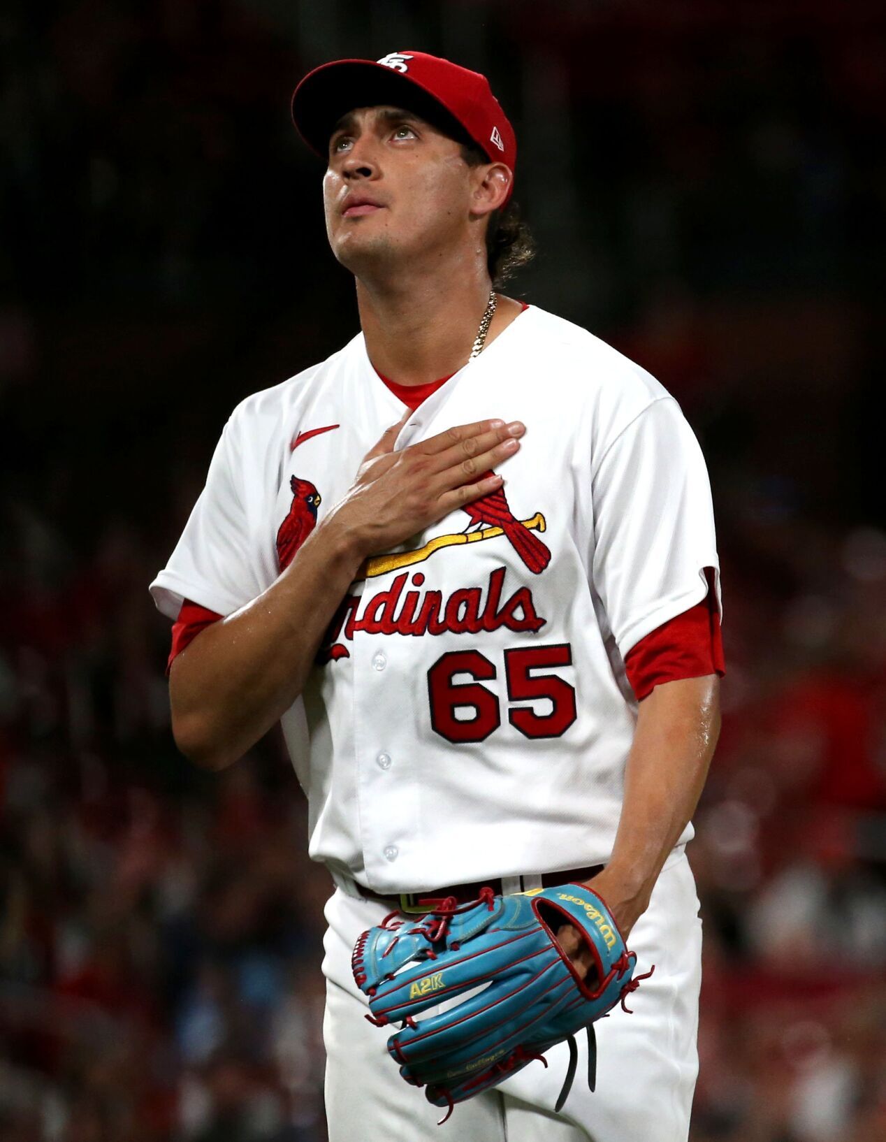 Game 2 of St. Louis Cardinals and Miami Marlins series
